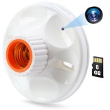 Cumpara ieftin Camera Spion in Dulie bec E27 iUni SB1, Wi-Fi, 8GB, Full HD, Senzor miscare, Prindere tavan/perete
