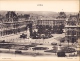 Litografie Le Palais du Louvre