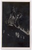 312 - CLUJ, Statue Matei Corvin, night - old postcard, real PHOTO - used, Circulata, Fotografie