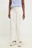 Answear Lab jeans femei, culoarea alb