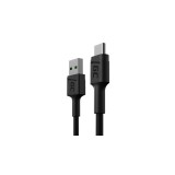 Green Cell GC PowerStream PowerStream USB-A - USB-C 30cm QC 3.0 Cablu de date și &icirc;ncărcare QC 3.0