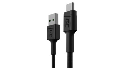 Green Cell GC PowerStream PowerStream USB-A - USB-C 30cm QC 3.0 Cablu de date și &amp;icirc;ncărcare QC 3.0 foto