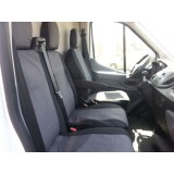 2+1 Huse Scaune pentru FORD TRANSIT 2013+ Microbuze Negru Gri Textil
