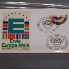 FDC GERMANIA - ERSTE EUROPA- WAHL - BONN - 14.02. 1979 - STAMPILE SPECIALE -