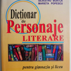 Dictionar de personaje literare pentru gimnaziu si liceu – Constanta Barboi