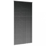 VidaXL Perdele ușă cu insecte gri &icirc;nchis 100x220 cm bambus