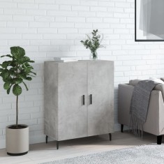 vidaXL Dulap, gri beton, 69,5x34x90 cm, lemn compozit foto