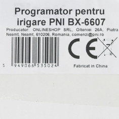 Programator pentru irigare PPNI BX-6607, analog, racord 3/4, 0-0.8MPa, verde foto