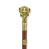 Baston din lemn mahon cu cap de mort WS-116