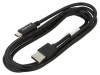 Cablu USB 2.0 A la C 1.8m negru PVC, Lanberg