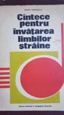 Cantece pentru invatarea limbilor straine-Simon Morarescu foto