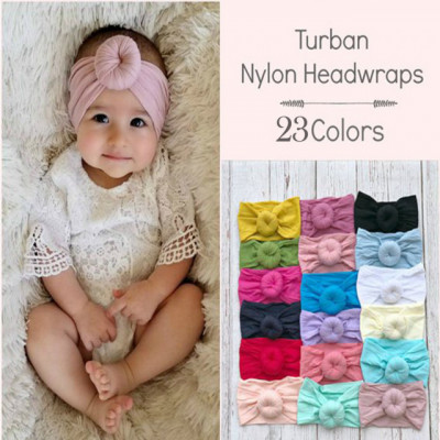 Bentita turban lata (Culoare: Mov, Marime Disponibila: 12-24 luni) foto