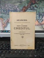 Statutul Societăței Cooperative de credit și economie Creditul din Turnu Severin, cu modificările aduse..., din 1 martie 1909, Turnu Severin 1909, 179