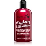 I Love Raspberry &amp; Blackberry cremă de duș și baie 500 ml