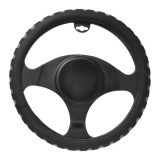 Husa volan gri, din burete, diametru 37-39cm
