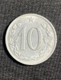 Moneda Cehoslovacia 10 haleri 1966, Europa