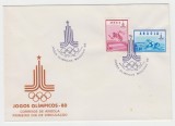 B16 - FDC - Angola - Jocurile Olimpice Moscova 1980, Africa, Sport