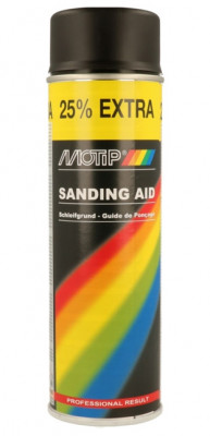 Spray Control Slefuire Negru Mat Motip Sanding Key Aid, 500ml foto