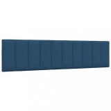 vidaXL Pernă pentru tăblie de pat, albastru, 200 cm, material textil
