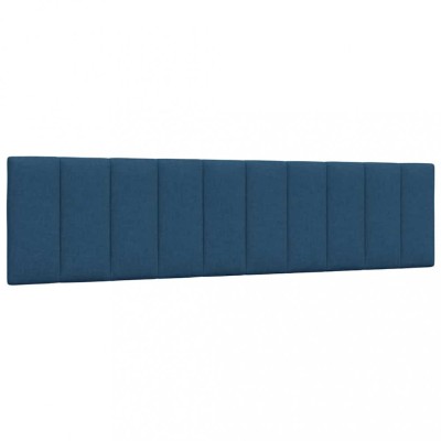 vidaXL Pernă pentru tăblie de pat, albastru, 200 cm, material textil foto
