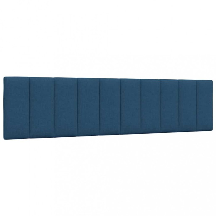 vidaXL Pernă pentru tăblie de pat, albastru, 200 cm, material textil