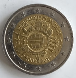 Moneda Franta - 2 Euro 2012 - 10 Ani de Euro