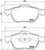 BREMBO P 68 032 PRIME LINE set placute frana,frana disc
