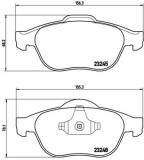 BREMBO P 68 032 PRIME LINE set placute frana,frana disc