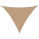 Cumpara ieftin Panza parasolar, gri taupe, 2,5x2,5x3,5 m, HDPE, 160 g/m&sup2;