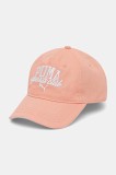 Puma șapcă culoarea roz, uni, 25989
