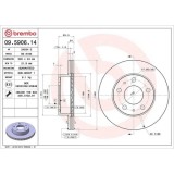 Set disc frana Citroen Jumper I Box (230l) 02.94-04.02, Jumper I Bus (230p) 02.94-04.02, Jumper I (230) 03.94-04.02; Fiat Ducato Box (230) 03.94-05.0, BREMBO
