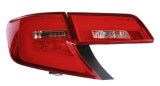 Set lampi spate, stopuri Toyota Camry (Xv50), 09.2011-2014, montare spate, stanga+dreapta, LED+PY21W; rosu, transparent; Tuning; Omologare USA, Vland