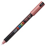 Cumpara ieftin Marker UNI PC-1MR Posca, 0.7 mm,varf fin metalic,rosu metalizat