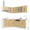 VidaXL Set dulap de bucătărie din 11 piese &bdquo;Lucca&rdquo; lemn stejar Sonoma 3314894