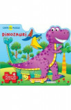 Carte cu puzzle. Dinozauri