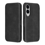Husa 360&Atilde;&sbquo;&Acirc;&deg; Samsung Galaxy S25 Edge Techsuit Safe Wallet Plus, negru