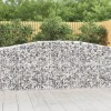 VidaXL Coșuri gabion arcuite 9 buc, 400x50x100/120 cm fier galvanizat 3145963
