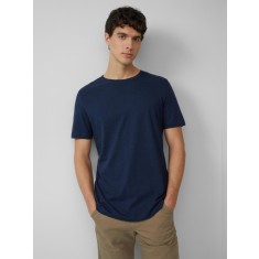 s.Oliver Tricou barbati, Regular Fit din amestec de in si bumbac, Bleumarin inchis, S