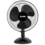 Ventilator de birou Zass ZTF 1202, 30cm diametru, 35W, Silentios si puternic, Culoare Negru ProDesign DailyAppliances