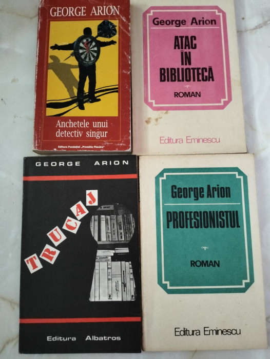 4 romane politiste George Arion