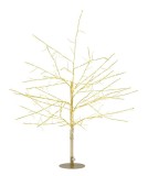 Copac decorativ metal auriu 360 microleduri &Oslash;55&times;90h