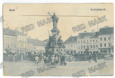 5557 - ARAD, Multi Vue, Romania - old postcard + 10 mini photocards - used - 1919 foto