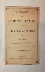 UN FRAGMENT DIN ATHENEUL ROMAN foto