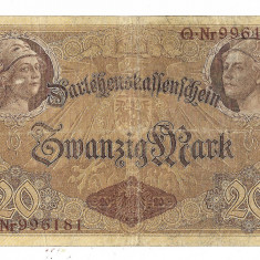 Bancnota 20 mark 1914 - Germania