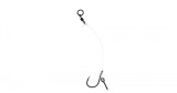Mikado Carp Rig - Chod Rig Long 8Cm/20Lbs - Carlig Nr.4 - 3Buc