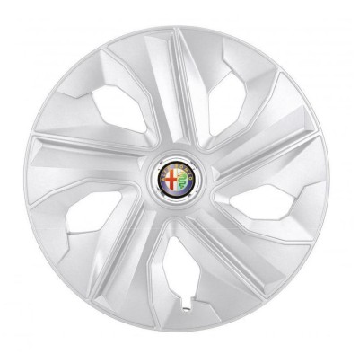 Set 4 Capace Roti pentru Alfa Romeo, model Luna Gray, R16 foto