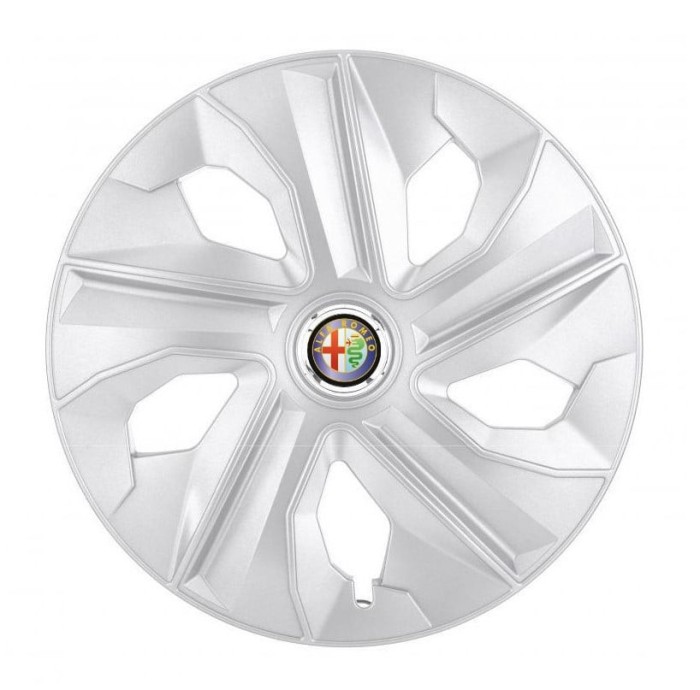 Set 4 Capace Roti pentru Alfa Romeo, model Luna Gray, R16