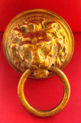 Ornament Cap de leu D=9cm foto