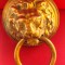 Ornament Cap de leu D=9cm