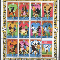 Korea 1978 Sport, Soccer, Football, perf. sheetlet, used T.237